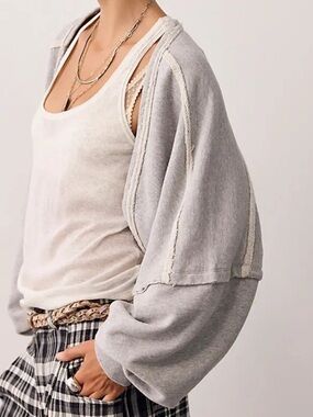 Free People Shrug It Off Oversized Sweatshirt XS
